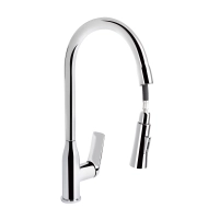 Смеситель для кухни Qtap Vlasta New с выдвижным изливом QTVLA344CRM45646 Chrome - 2 фото