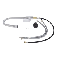 Смеситель для кухни Qtap Vlasta New с выдвижным изливом QTVLA344CRM45646 Chrome - 7 фото