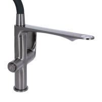 Змішувач для кухні Qtap Zdenek QTZDN9032103FC Brushed Nickel PVD - 2 фото