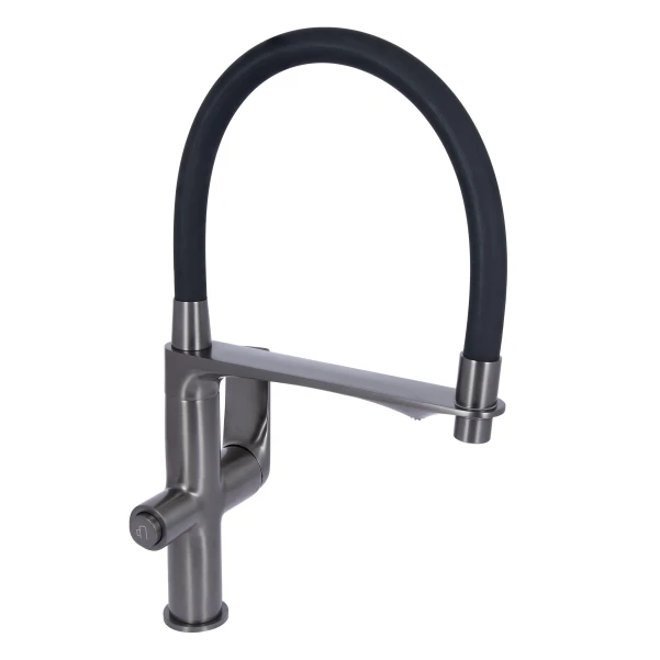 Змішувач для кухні Qtap Zdenek QTZDN9032103FC Brushed Nickel PVD