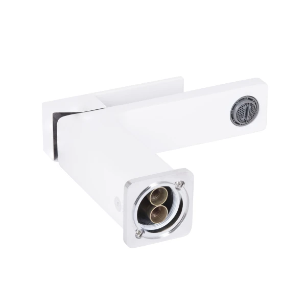 Смеситель для раковины Qtap Gemini QTGEM270CRW45675 Chrome/White - 2 фото