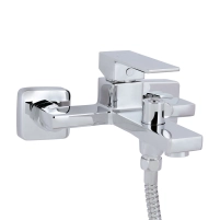 Смеситель для ванны Qtap Gemini (c душевым гарнитуром) QTGEM259CRM45681 Chrome - 2 фото