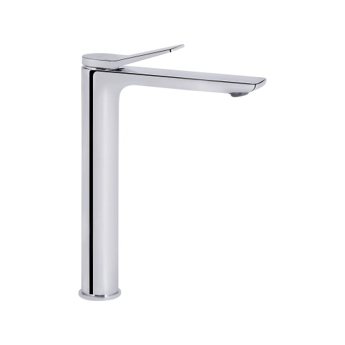 Змішувач для раковини Qtap Presto високий QTPRE269CRW45577 Chrome/White