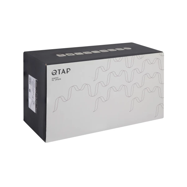 Смеситель для ванны Qtap Presto с длинным поворотным изливом (c душевым гарнитуром) QTPRE2601CRM45573 Chrome - 6 фото
