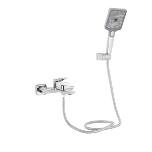 Смеситель для ванны Qtap Presto (c душевым гарнитуром) QTPRE259CRM45574 Chrome