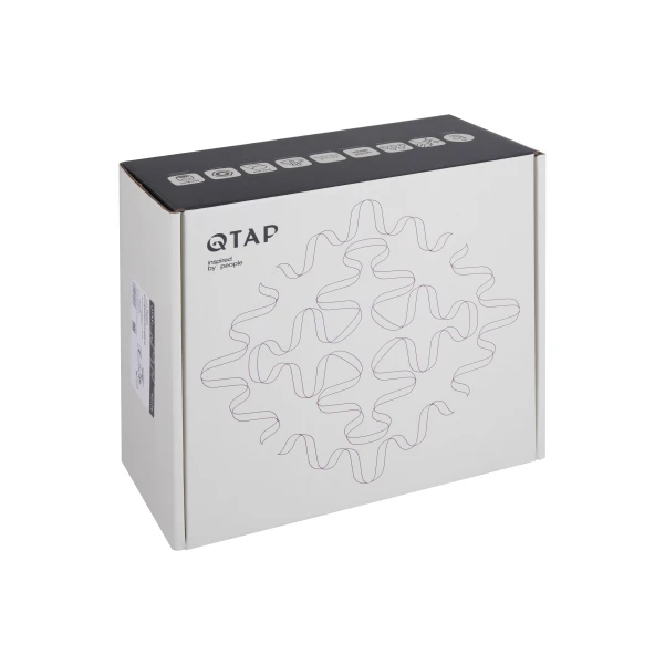 Змішувач для ванни Qtap Presto (з душовим гарнітуром) QTPRE259CRW45579 Chrome/White - 6 фото
