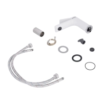 Смеситель для раковины Qtap Presto QTPRE270CRW45576 Chrome/White - 3 фото