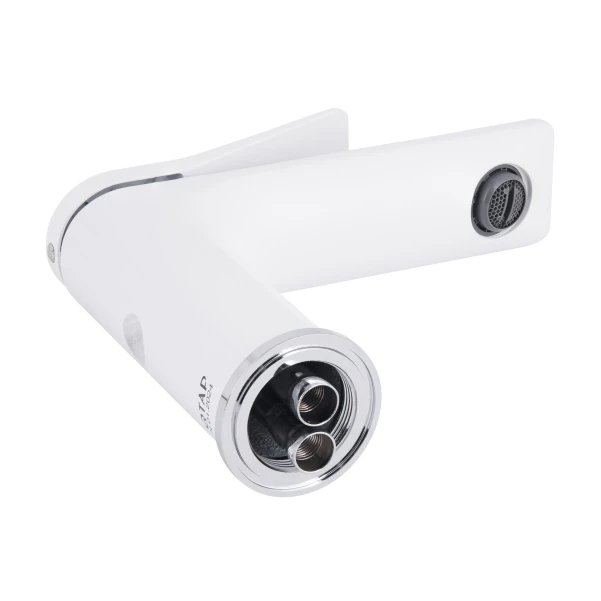 Смеситель для раковины Qtap Presto QTPRE270CRW45576 Chrome/White - 2 фото