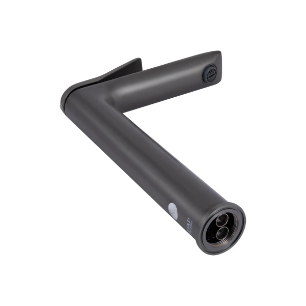 Смеситель для раковины Qtap Presto высокий QTPRE269GRP45582 Graphite - 3 фото
