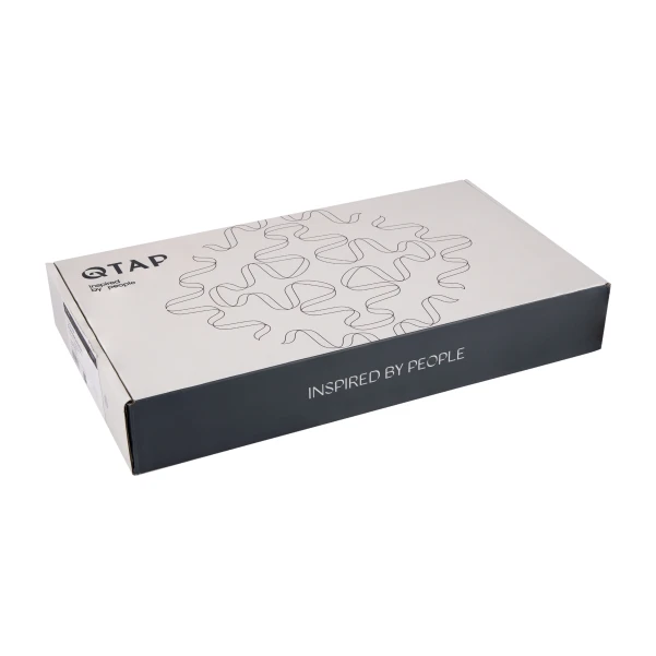 Змішувач для раковини Qtap Vlasta New високий QTVLA269GMB45653 Gunmetal Black PVD - 4 фото