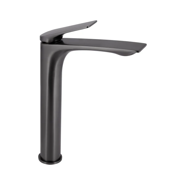 Смеситель для раковины Qtap Vlasta New высокий QTVLA269GMB45653 Gunmetal Black PVD