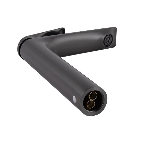 Смеситель для раковины Qtap Vlasta New высокий QTVLA269GMB45653 Gunmetal Black PVD - 2 фото
