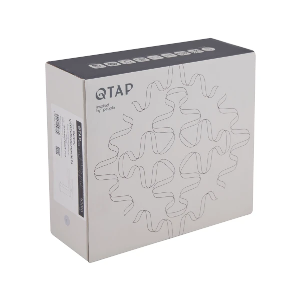 Смеситель для раковины Qtap Gemini QTGEM270GMB45676 Gunmetal Black PVD - 4 фото