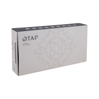 Смеситель для раковины Qtap Gemini высокий QTGEM269GMB45680 Gunmetal Black PVD - 4 фото