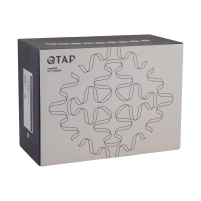 Змішувач для ванни Qtap Gemini (з душовим гарнітуром) QTGEM259GMB45684 Gunmetal Black PVD - 6 фото