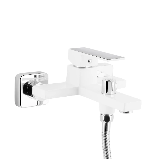 Змішувач для ванни Qtap Gemini (з душовим гарнітуром) QTGEM259GMB45684 Gunmetal Black PVD - 2 фото