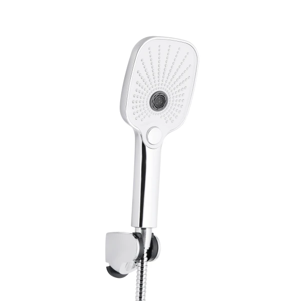Змішувач для ванни Qtap Gemini (з душовим гарнітуром) QTGEM259GMB45684 Gunmetal Black PVD - 3 фото