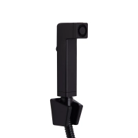 Смеситель для раковины Qtap Gemini (с гигиеническим душем) QTGEM272BLM45690 Black Matt - 3 фото