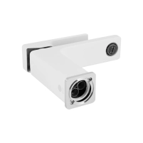 Смеситель для раковины Qtap Gemini (с гигиеническим душем) QTGEM272CRW45691 Chrome/White - 4 фото