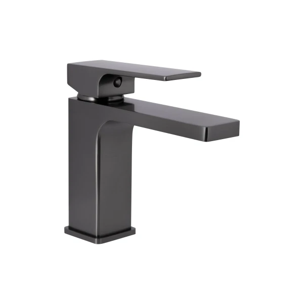 Змішувач для раковини Qtap Gemini QTGEM270BLM45674 Black Matt - 2 фото