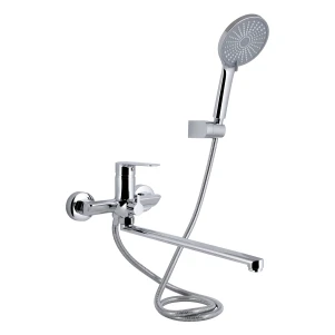 Змішувач для ванни Qtap Presto (з душовим гарнітуром) QTPRE259CRM45574 Chrome
