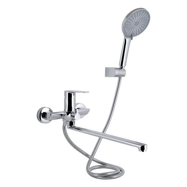 Змішувач для ванни Qtap Presto (з душовим гарнітуром) QTPRE259CRM45574 Chrome