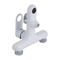 Смеситель для ванны Qtap Jay (c душевым гарнитуром) QTJAY259CRW45553 Chrome/White - 2 фото