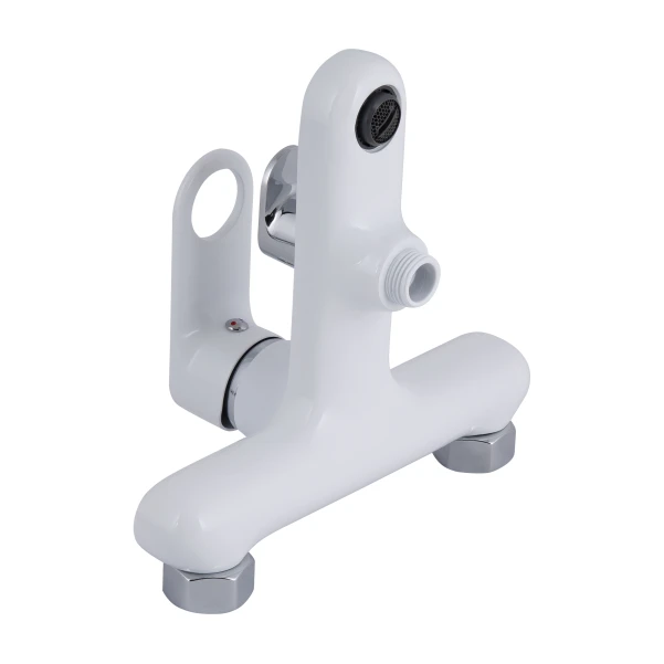 Смеситель для ванны Qtap Jay (c душевым гарнитуром) QTJAY259CRW45553 Chrome/White - 2 фото