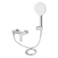 Змішувач для ванни Qtap Gemini (з душовим гарнітуром) QTGEM259CRM45681 Chrome - 2 фото