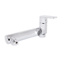 Змішувач для ванни Qtap Gemini (з душовим гарнітуром) QTGEM259CRM45681 Chrome - 5 фото
