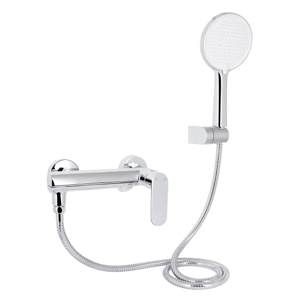 Змішувач для ванни Qtap Gemini (з душовим гарнітуром) QTGEM259CRM45681 Chrome