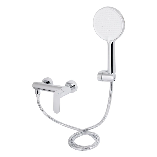 Змішувач для ванни Qtap Gemini (з душовим гарнітуром) QTGEM259CRM45681 Chrome - 2 фото