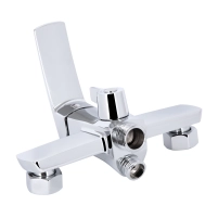 Змішувач для ванни Qtap Vlasta New (з душовим гарнітуром) QTVLA259CRM45642 Chrome - 3 фото
