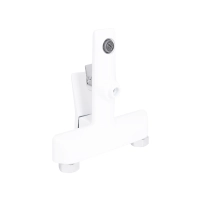 Смеситель для ванны Qtap Presto (c душевым гарнитуром) QTPRE259CRW45579 Chrome/White - 3 фото