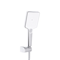 Смеситель для ванны Qtap Presto (c душевым гарнитуром) QTPRE259CRW45579 Chrome/White - 4 фото