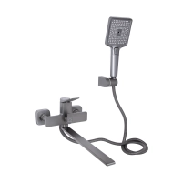 Змішувач для ванни Qtap Slavonice (з душовим гарнітуром) QTSLV259CRM48034 Chrome