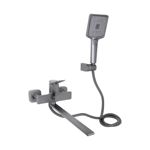 Змішувач для ванни Qtap Slavonice (з душовим гарнітуром) QTSLV259CRM48034 Chrome