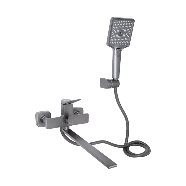 Змішувач для ванни Qtap Slavonice (з душовим гарнітуром) QTSLV259CRM48034 Chrome