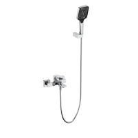 Смеситель для ванны Qtap Capricorn с душевым гарнитуром Chrome (k35) QTCAP3060102C48222