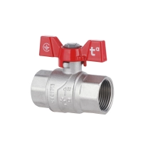 Кран кульовий Thermo Alliance Forte 1" ВР для води (метелик) SF602W25 - 2 фото