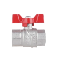 Кран кульовий Thermo Alliance Forte 1" ВР для води (метелик) SF602W25 - 3 фото