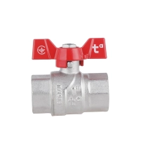 Кран кульовий Thermo Alliance Forte 1" ВР для води (метелик) SF602W25 - 4 фото