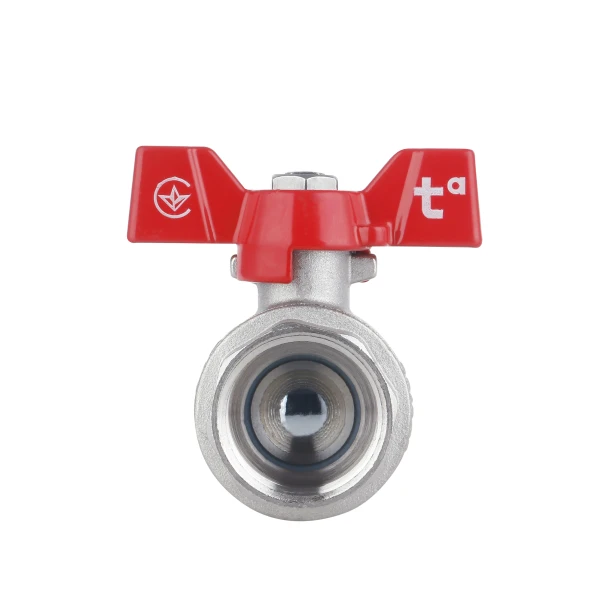 Кран кульовий Thermo Alliance Forte 1" ВР для води (метелик) SF602W25 - 5 фото