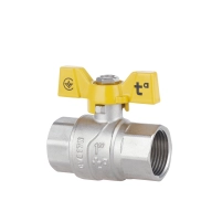 Кран шаровой Thermo Alliance Forte 1" ВР для газа (бабочка) SF602G25 - 2 фото