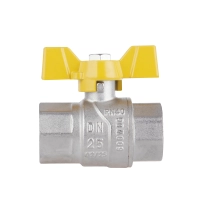 Кран шаровой Thermo Alliance Forte 1" ВР для газа (бабочка) SF602G25 - 3 фото