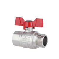 Кран шаровой Thermo Alliance Forte 1" ВН для воды (бабочка) SF607W25 - 2 фото