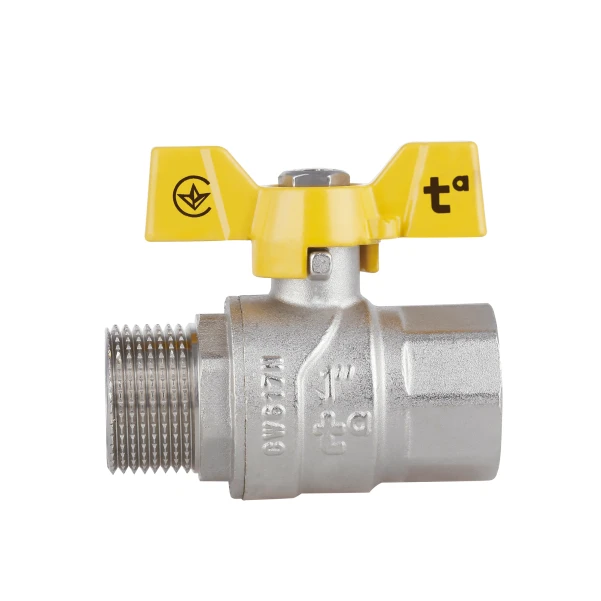 Кран кульовий Thermo Alliance Forte 1" ВЗ для газа (метелик) SF607G25 - 3 фото