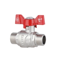 Кран кульовий Thermo Alliance Forte 1/2" ЗР для води (метелик) SF606W15 - 2 фото