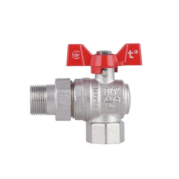 Кран кульовий «Американка» Thermo Alliance Forte 3/4" кутовий SF221W20 - 3 фото