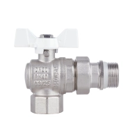 Кран кульовий "Американка" Thermo Alliance Forte 3/4" з антипротіканням кутовий SF223W20 - 4 фото